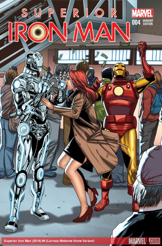 Superior Iron Man (2014) #4 (Larroca Welcome Home Variant)