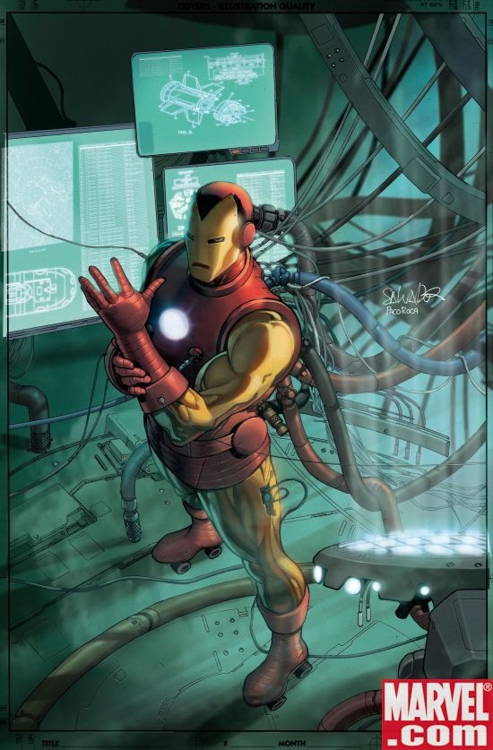 INVINCIBLE IRON MAN #2 SECOND PRINTING VARIANT