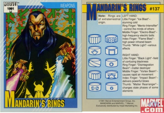 Mandarin's Rings, Card #137