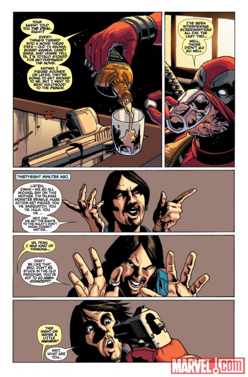 X-MEN ORIGINS: DEADPOOL #1 preview art by Leo Fernandez