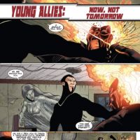 YOUNG ALLIES #3 preview art by David Baldeon