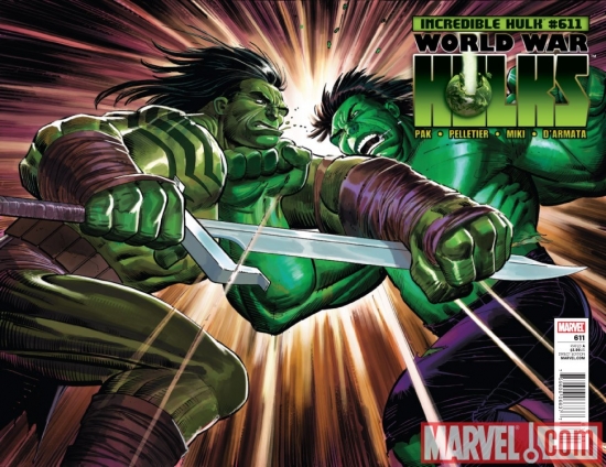 Incredbile Hulk #611 cover by Dale Keown