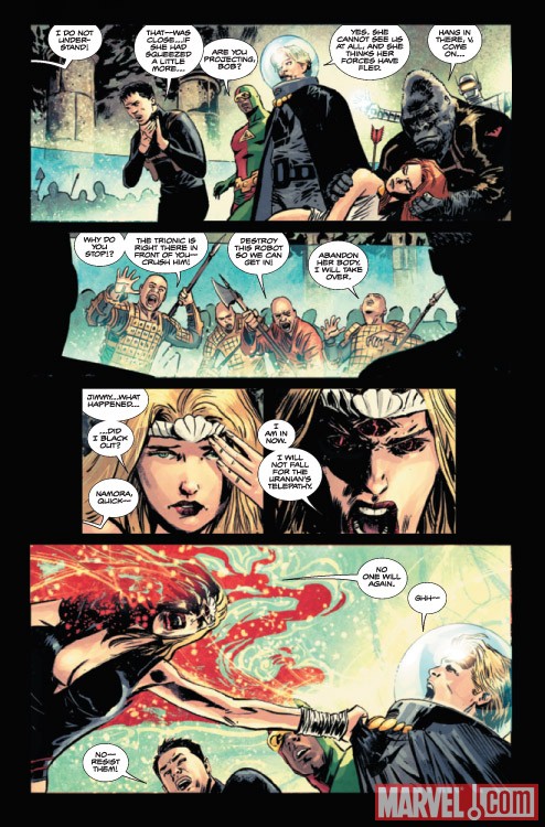 Atlas #4 preview art by Gabriel Hardman
