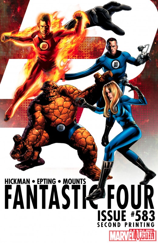 Fantastic Four (1998) #583 (2ND PRINTING VARIANT)