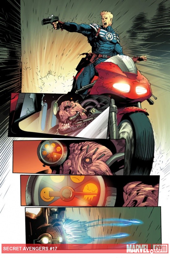 Secret Avengers #17 preview art by Kev Walker