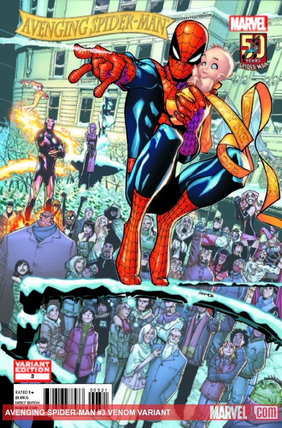 AVENGING SPIDER-MAN 3 ASM 50TH ANNIVERSARY VARIANT 