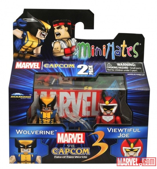 Marvel Minimates Wolverine vs. Viewtiful Joe