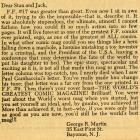 George R. R. Martin's letter printed in Fantastic Four (1961) #20