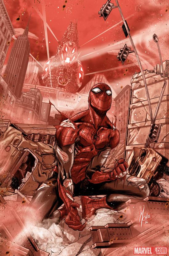 Superior Spider-Man #6AU cover by Marco Checchetto