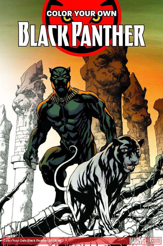 Color Your Own Black Panther (Trade Paperback)