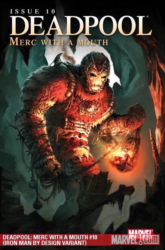 Deadpool: Merc with a Mouth (2009) #10 (IRON MAN BY DESIGN VARIANT)