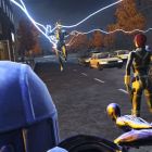 Electro charges Black Widow and Spider-Man