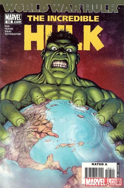 INCREDIBLE HULK #106 (2007) cover by Gary Frank