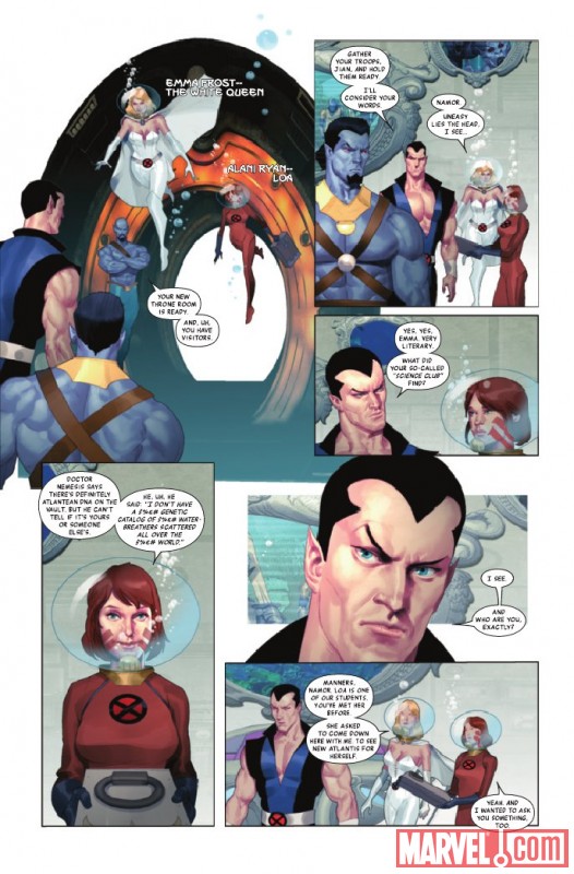 NAMOR: THE FIRST MUTANT #2 preview page by Ariel Olivetti