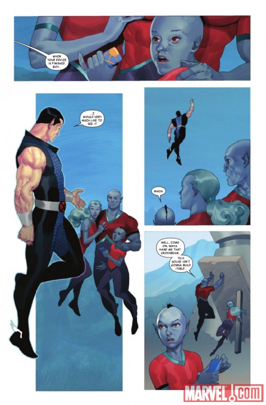 NAMOR: THE FIRST MUTANT #2 preview page by Ariel Olivetti