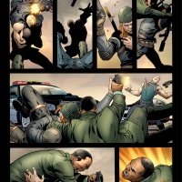 Battle Scars #1 preview art by Scot Eaton