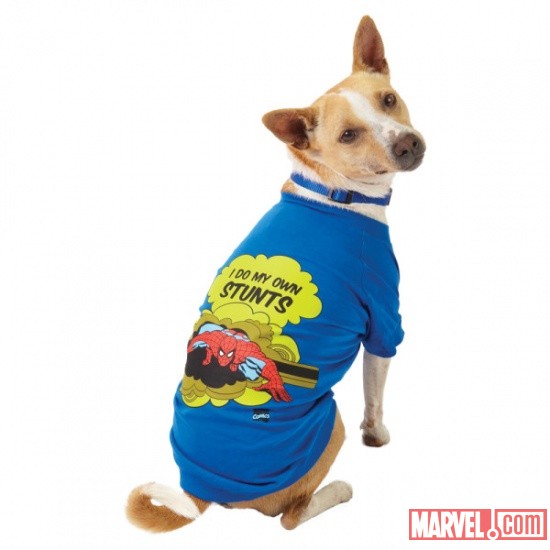 Spider-Man Stunt Dog Tee by Fetch available at PetSmart