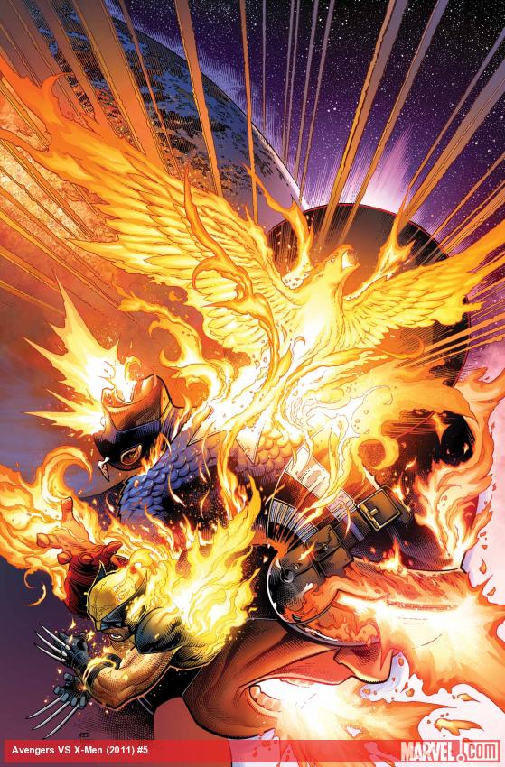 Avengers vs. X-Men #5 cover art by Jim Cheung
