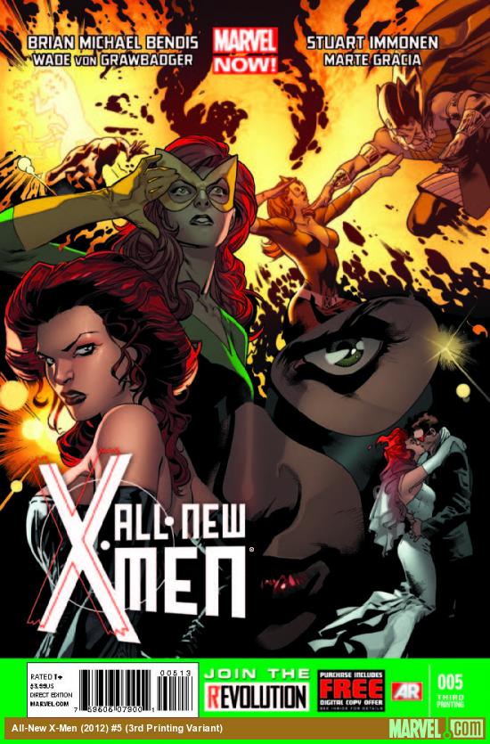 ALL-NEW X-MEN 5 3RD PRINTING VARIANT (NOW, WITH DIGITAL CODE)