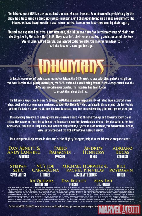 Realm of Kings: Inhumans (2009) #2