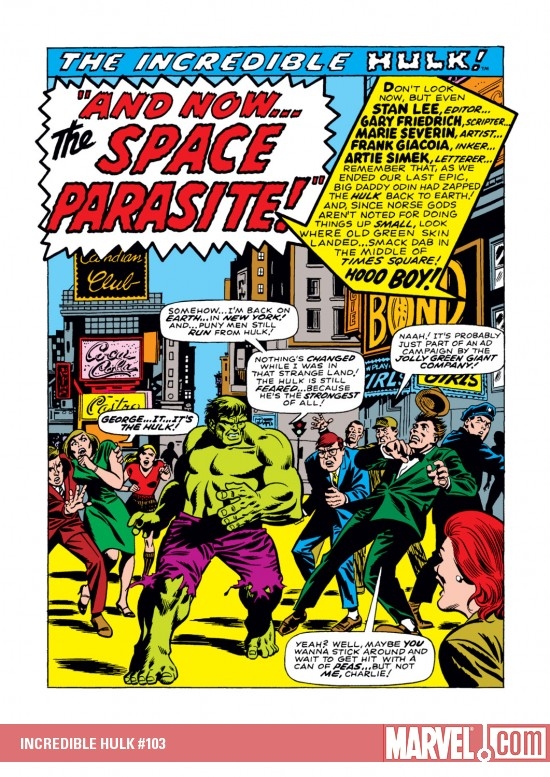 INCREDIBLE HULK #103