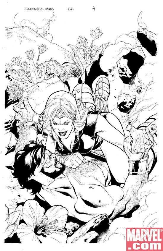 INCREDIBLE HERCULES preview art by Clayton Henry