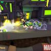 Screenshot of Ms. Marvel battling from Super Hero Squad Online