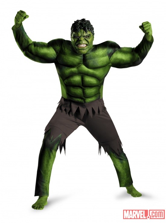 Hulk Avengers Classic Muscle Adult