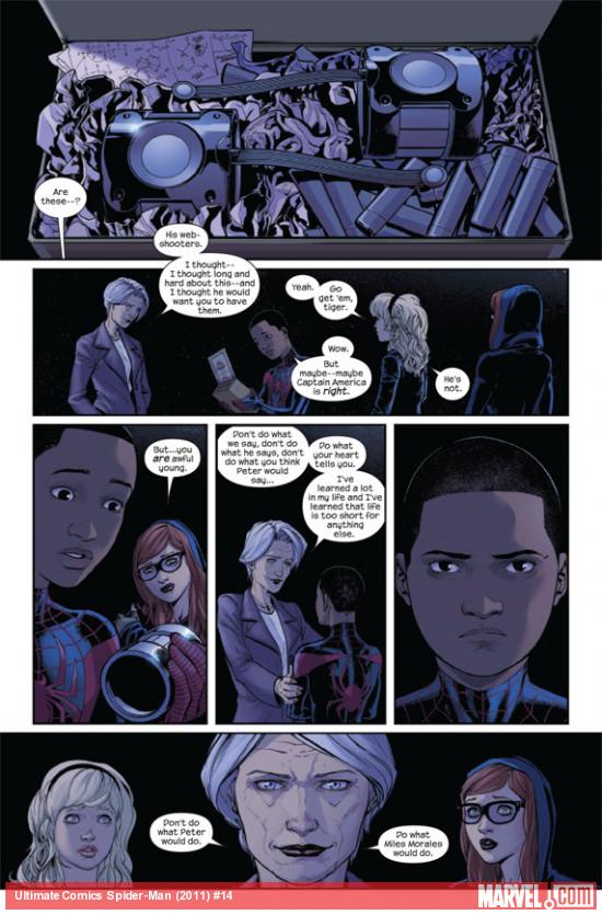 Ultimate Comics Spider-Man #14 preview page by David Marquez