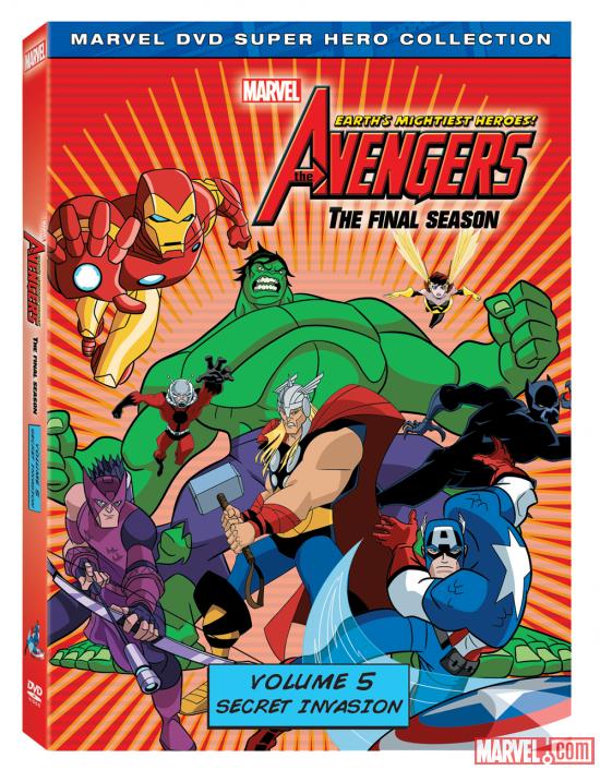 The Avengers: Earth's Mightiest Heroes! Vol. 5 DVD Box Art