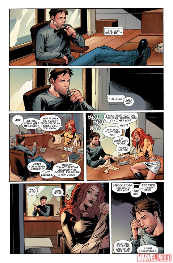 Castle: Richard Castle's Storm Season preview page by Emanuela Lupacchino