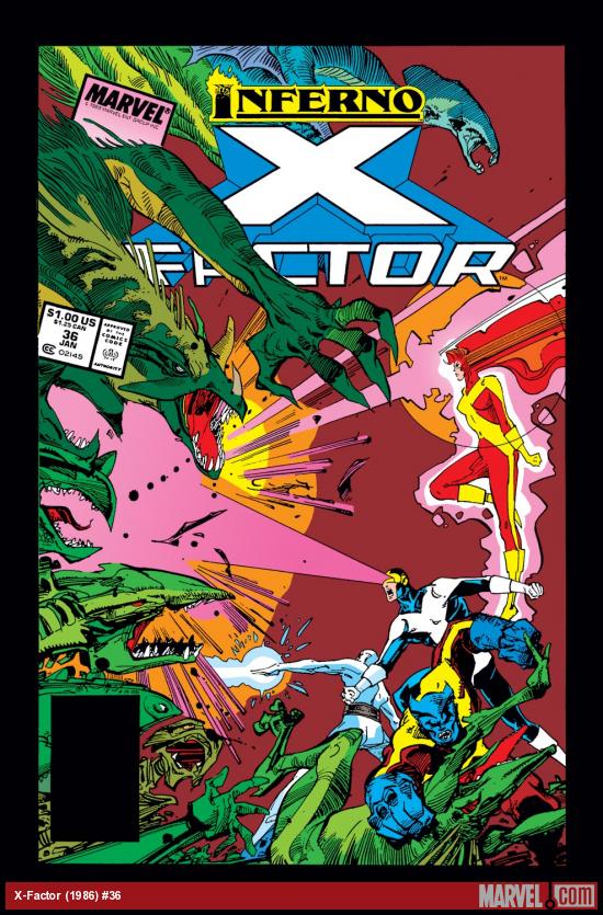 X-Factor (1986) #36 Cover