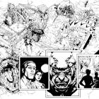 Indestructible Hulk #4 preview inks by Leinil Francis Yu
