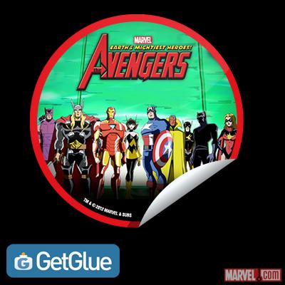 The Avengers: Earth's Mightiest Heroes! GetGlue-exclusive digital sticker