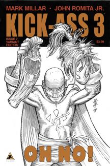 Kick Ass 3 2013 7 Jrjr Sketch Variant Comic Issues Marvel