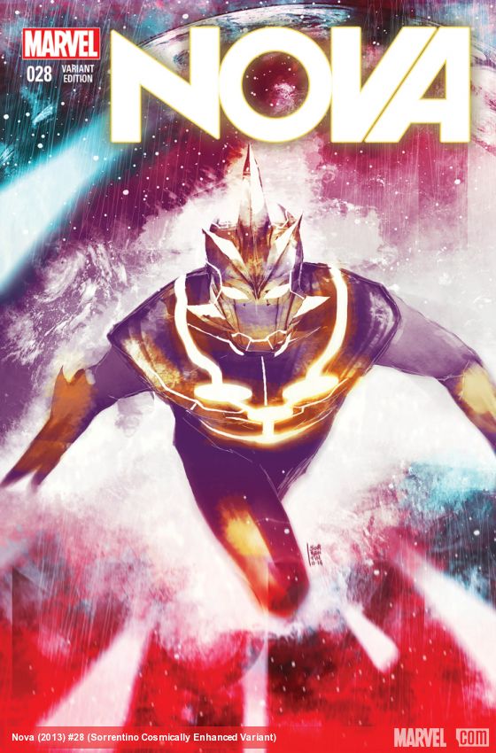Nova (2013) #28 (Sorrentino Cosmically Enhanced Variant)