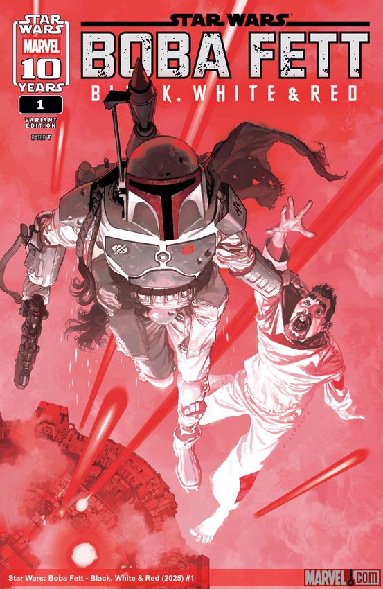 Star Wars: Boba Fett - Black, White & Red (2025) #1 (Variant)