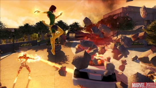 Human Torch and Phoenix