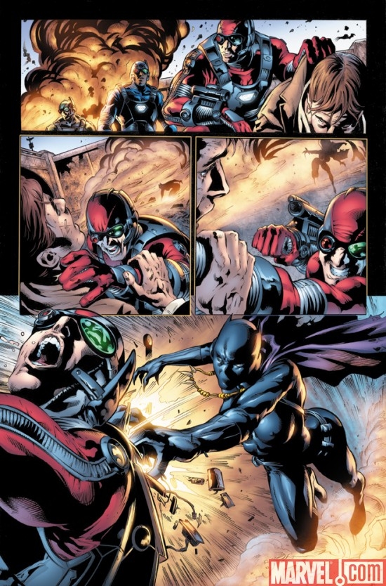BLACK PANTHER #7 preview art by Will Conrad