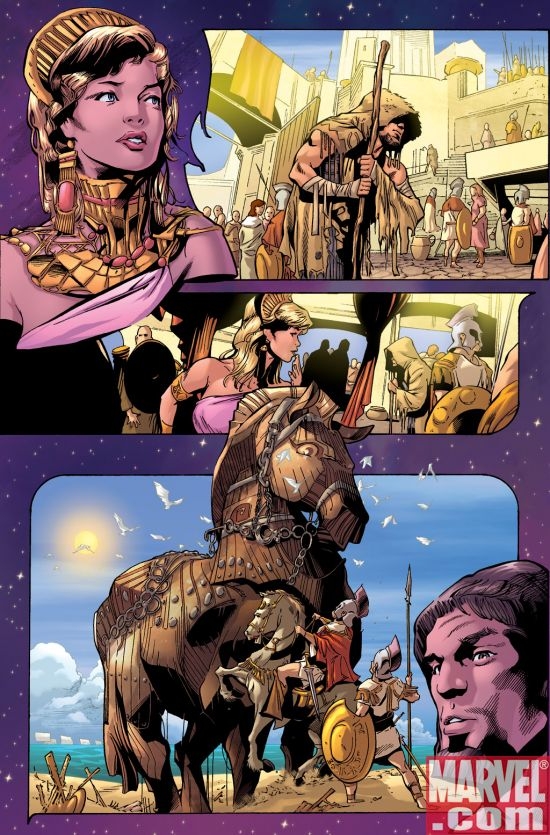 MARVEL ILLUSTRATED:THE ODYSSEY #1 Interior Art
