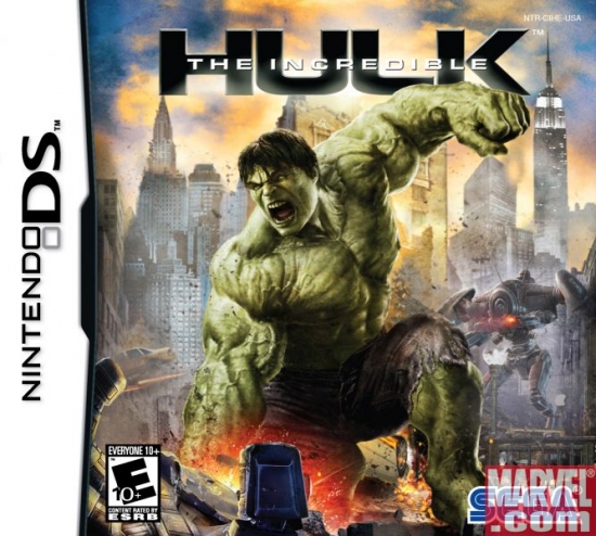 Incredible Hulk video game for Nintendo DS