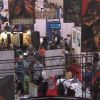 The crowd at the Marvel booth