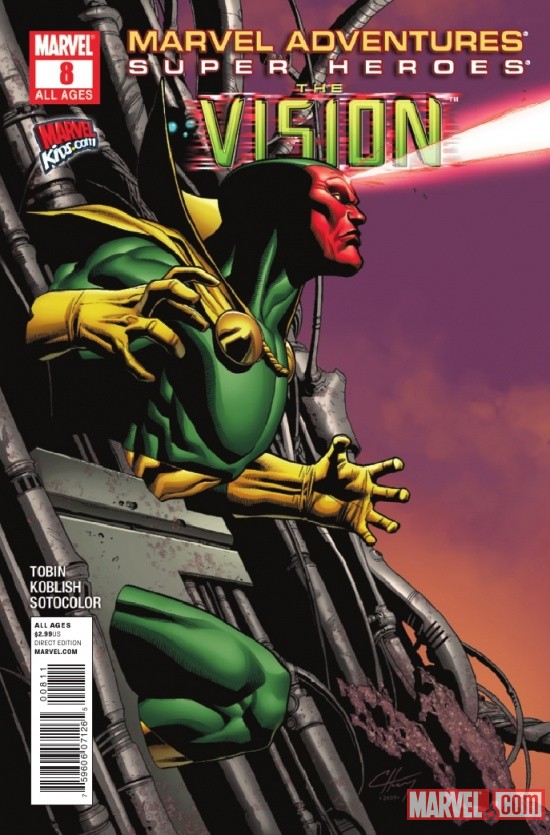 MARVEL ADVENTURES SUPER HEROES #8 cover by Clayton Henry