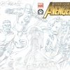 New Avengers #1 cover by Dave Gibbons