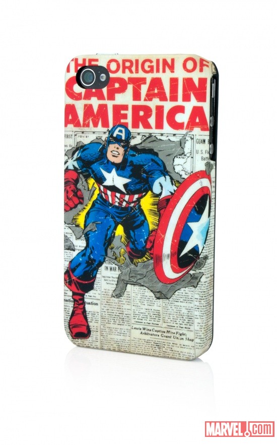 Marvel Captain America Newspaper iPhone 4