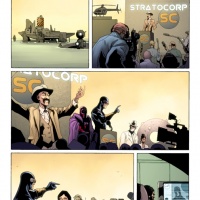 X-Club #1 preview art by Paul Davidson