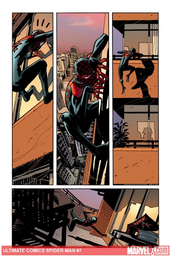 Ultimate Comics Spider-Man #7 preview art by Chris Samnee