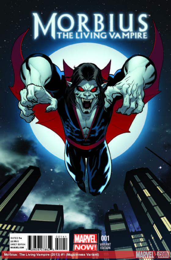 MORBIUS: THE LIVING VAMPIRE 1 MCGUINNESS VARIANT (NOW, 1 FOR 50)