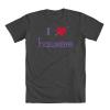 Men's I Heart Hawkeye in Charcoal