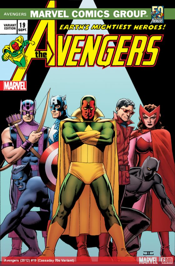 Avengers (2012) #19 (Cassaday 70s Variant)
